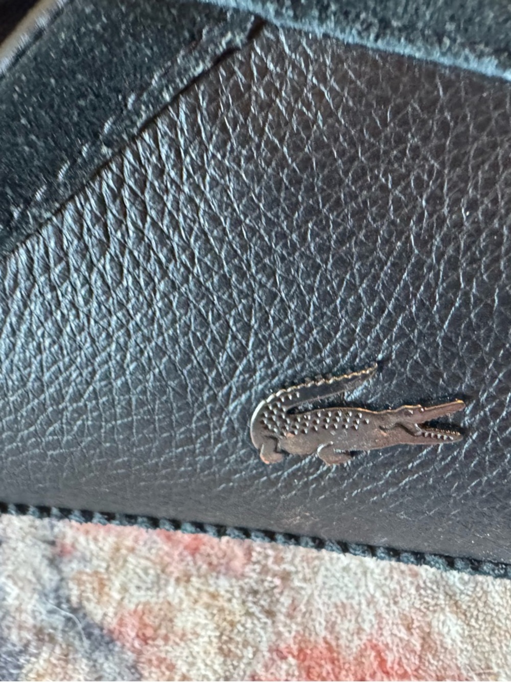 Lacoste Men's Black Leather & Suede Low-Top Sneakers - Picture 3 of 9